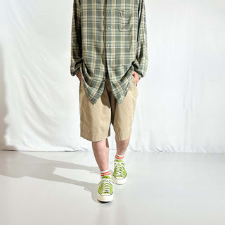 90's～ OLD RALPH LAUREN ドローコード ワイド ショーツ