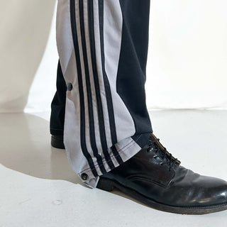 90's～00's GENERATION ONE ブラック×グレー ドローコード カーゴタイプ スナップ トラック パンツ