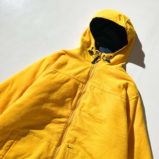 00's NIKE ナイロン×フリース フーデッド リバーシブル ライン シェル ジャケット