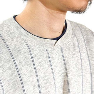 80's Eddie Bauer ストライプ スウェット シャツ