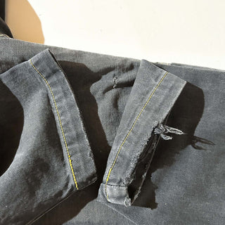 90's anchor blue ブラック デニム フーディー ジャケット