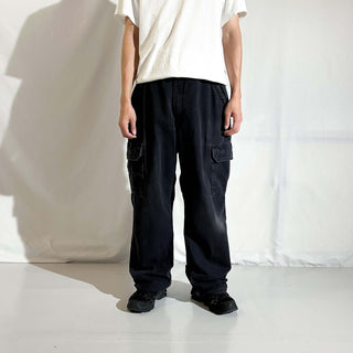 Carhartt ブラック ライトダック カーゴ パンツ