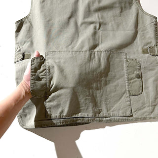 80's BANANA REPUBLIC カーキ サファリ ベスト