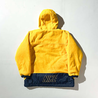 00's NIKE ナイロン×フリース フーデッド リバーシブル ライン シェル ジャケット