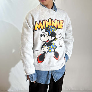 80's "made in USA" VELVA SHEEN ミニー キャラクター スウェット シャツ