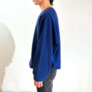 90's～ "made in USA" RALPH LAUREN ワンポイント スウェット シャツ