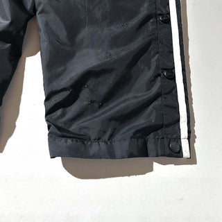 90's adidas team ブラック ドローコード スナップ パンツ