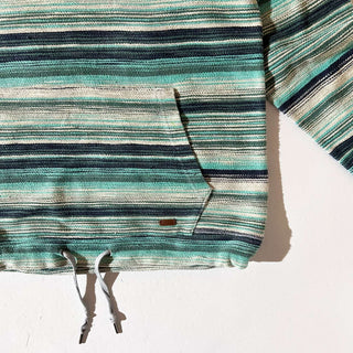 90's～00's リバーシブル マルチボーダー×グレー スウェット パーカ