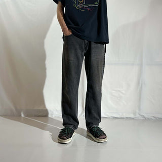 90's～00's "made in USA" ARIZONA テーパード ブラック デニム パンツ