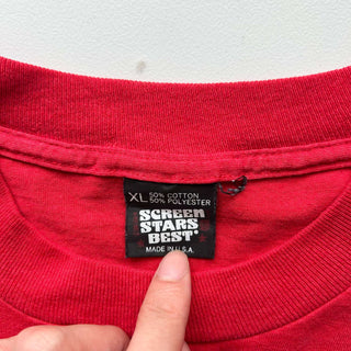 90's "made in USA" SCREEN STARS "harve benard" センター プリント Tシャツ