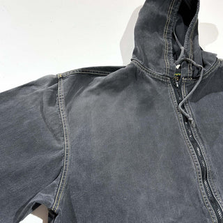 90's anchor blue ブラック デニム フーディー ジャケット