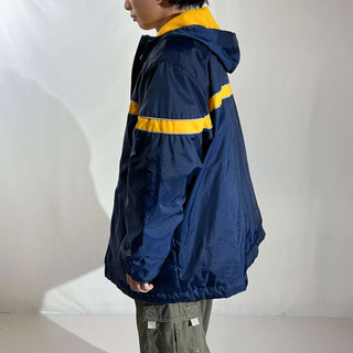 00's NIKE ナイロン×フリース フーデッド リバーシブル ライン シェル ジャケット