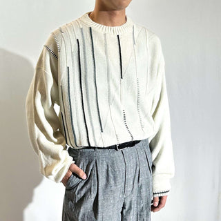 90's "made in USA" Protege collection デザイン ニット セーター