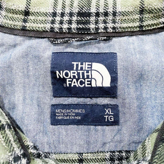 The North Face マチ付 チェック L/S ライトネルシャツ
