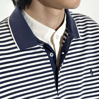 90's～ POLO GOLF RALPH LAUREN "Pima cotton" ボーダー S/Sポロシャツ