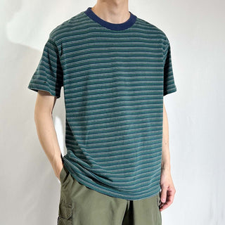90's BASIC EDITIONS マルチボーダー Tシャツ