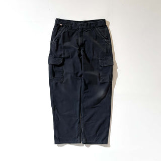 Carhartt ブラック ライトダック カーゴ パンツ