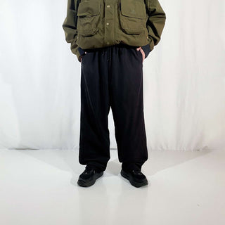 ASHFORD SPORT ブラック ドローコード ピーチスキン イージーパンツ