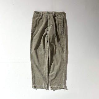 00's GAP "relaxed fit" グレージュ 太畝 コーデュロイ パンツ
