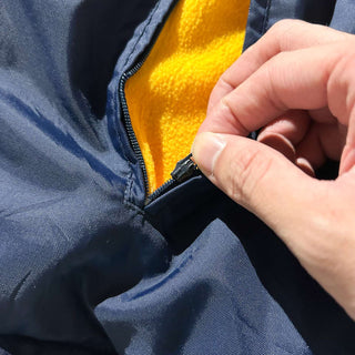 00's NIKE ナイロン×フリース フーデッド リバーシブル ライン シェル ジャケット