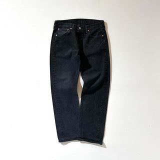 00's Levi's 501 ストレート ブラック デニム パンツ