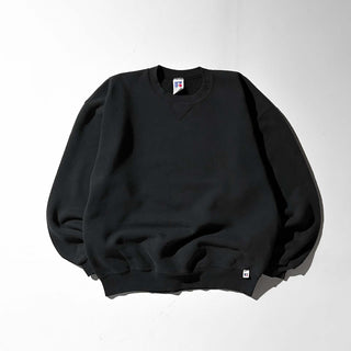 90's "made in USA" Russell ブラック 無地 スウェット シャツ