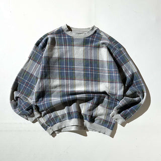 90's DOCKERS LEVI'S マルチチェック スウェット シャツ