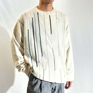 90's "made in USA" Protege collection デザイン ニット セーター