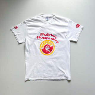 90's～00's DELTA "HOLIDAY HAPPENINGS" 企業 両面プリント Tシャツ