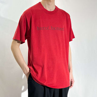 90's "made in USA" SCREEN STARS "harve benard" センター プリント Tシャツ