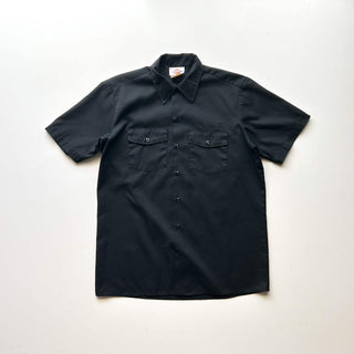 90's "made in USA" Dickies ブラック ワーク S/Sシャツ