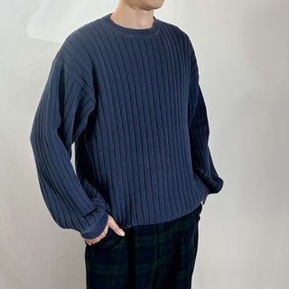 90's～ Timberland リブ編み ニット セーター