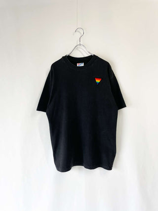 90's "made in USA" Hanes ワンポイント刺繍 Tシャツ