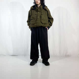 ASHFORD SPORT ブラック ドローコード ピーチスキン イージーパンツ