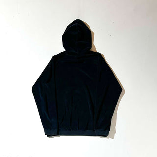 00's NAUTICA ブラック ベロア スウェット パーカ