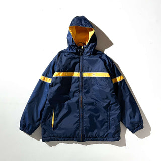 00's NIKE ナイロン×フリース フーデッド リバーシブル ライン シェル ジャケット