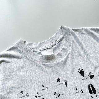 90's "CANADIAN CRITTERS" アニマル プリント Tシャツ