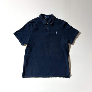 00's RALPH LAUREN メランジ ニット S/Sポロシャツ