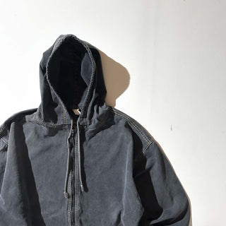 90's anchor blue ブラック デニム フーディー ジャケット