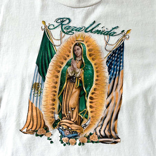 90's "made in USA" TOWN & COUNTRY "Raza Unida" 聖母マリア プリント Tシャツ