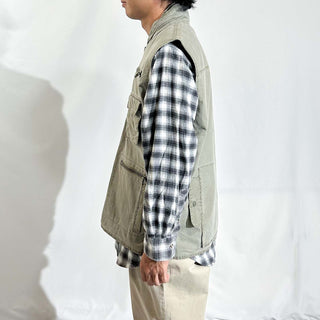 80's BANANA REPUBLIC カーキ サファリ ベスト