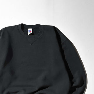 90's "made in USA" Russell ブラック 無地 スウェット シャツ