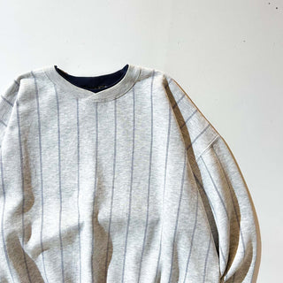 80's Eddie Bauer ストライプ スウェット シャツ