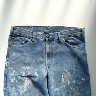 90's～ RK BRAND ペンキ デニム パンツ