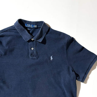 00's RALPH LAUREN メランジ ニット S/Sポロシャツ