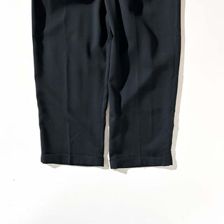 90's～00's "MADE IN DOMINICA" DOCKERS SLATES STAIN DEFENDER ブラック 2タック ワイド スラックス