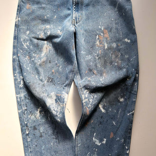 90's～ RK BRAND ペンキ デニム パンツ