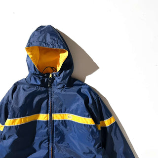 00's NIKE ナイロン×フリース フーデッド リバーシブル ライン シェル ジャケット