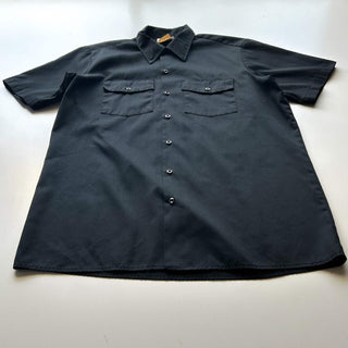 90's "made in USA" Dickies ブラック ワーク S/Sシャツ