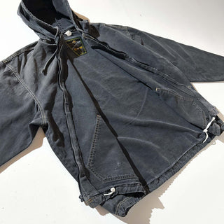 90's anchor blue ブラック デニム フーディー ジャケット